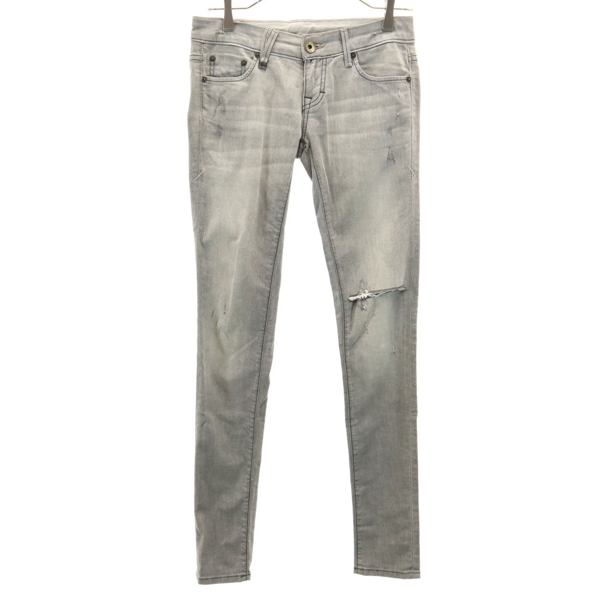 ARMANI EXCHANGE アルマーニエクスチェンジ USA製 スキニーデニムパンツ グレー系 レディース