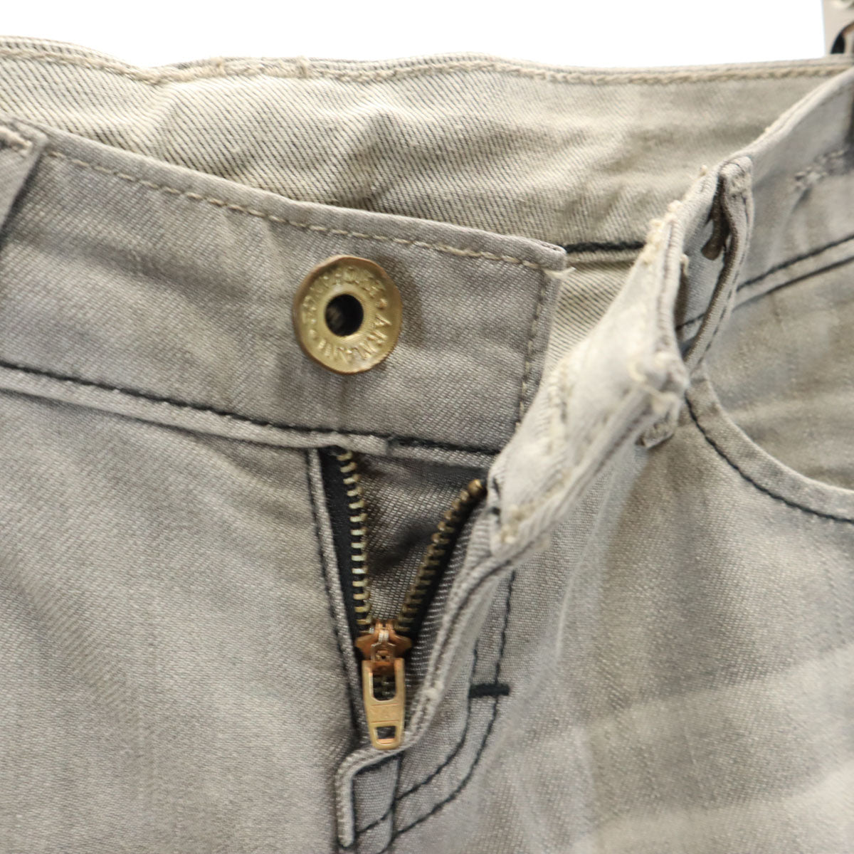 ARMANI EXCHANGE アルマーニエクスチェンジ USA製 スキニーデニムパンツ グレー系 レディース