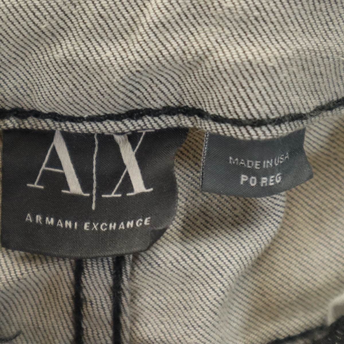 ARMANI EXCHANGE アルマーニエクスチェンジ USA製 スキニーデニムパンツ グレー系 レディース