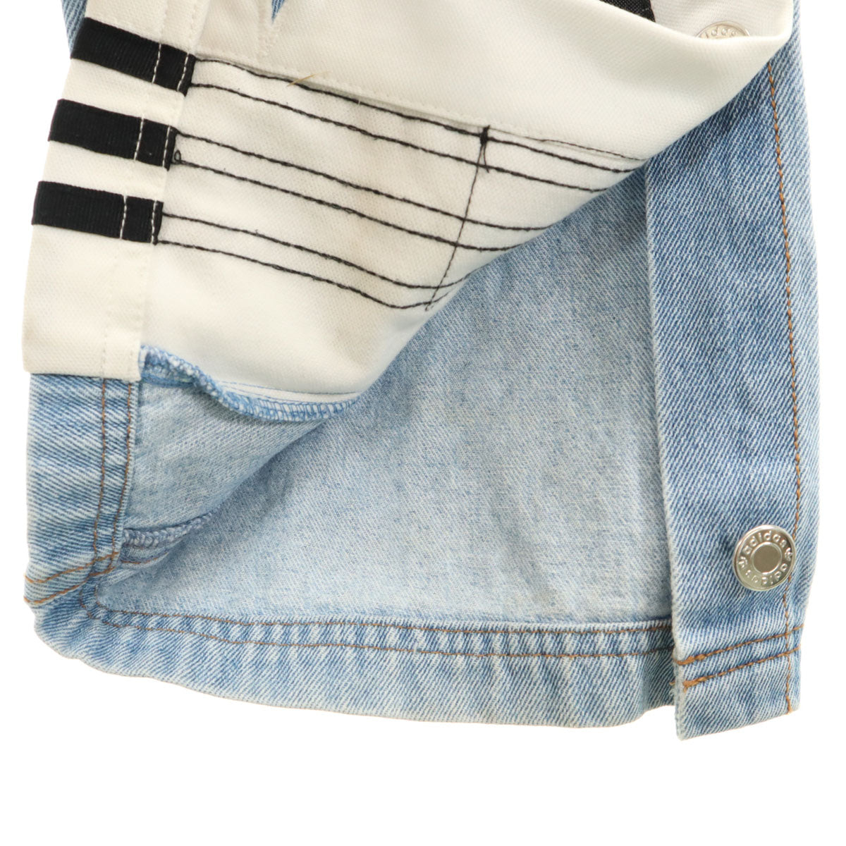 adidas Originals アディダスオリジナルス ストレートデニムパンツ S ブルー系 レディース