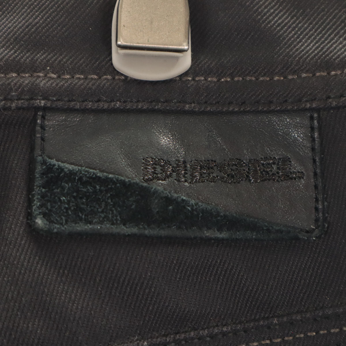 DIESEL ディーゼル ストレッチ パンツ W33 黒 メンズ