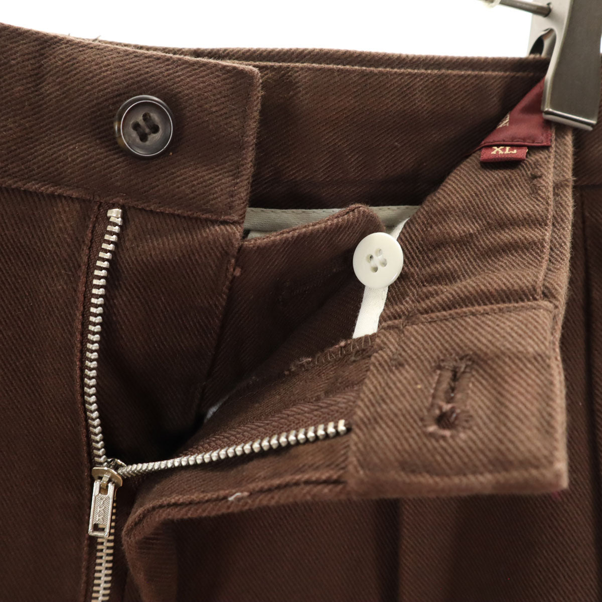 CHAPS RALPH LAUREN チャップスラルフローレン 80s 日本製 ヴィンテージ タック パンツ XL ブラウン メンズ