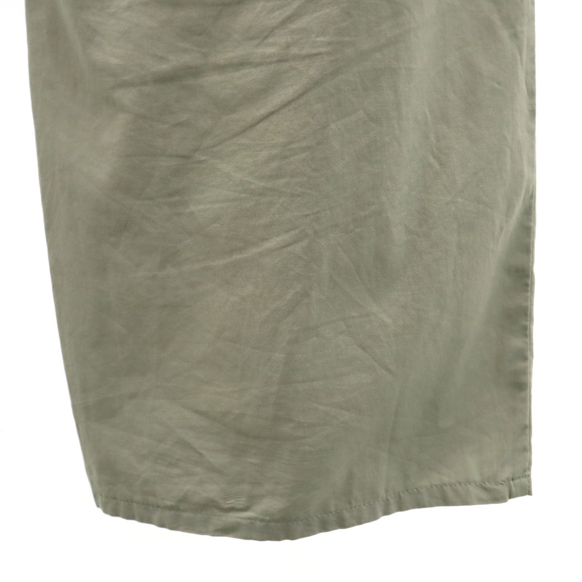 AURALEE オーラリー 日本製 イージー ワイドパンツ 0 グリーン系 レディース