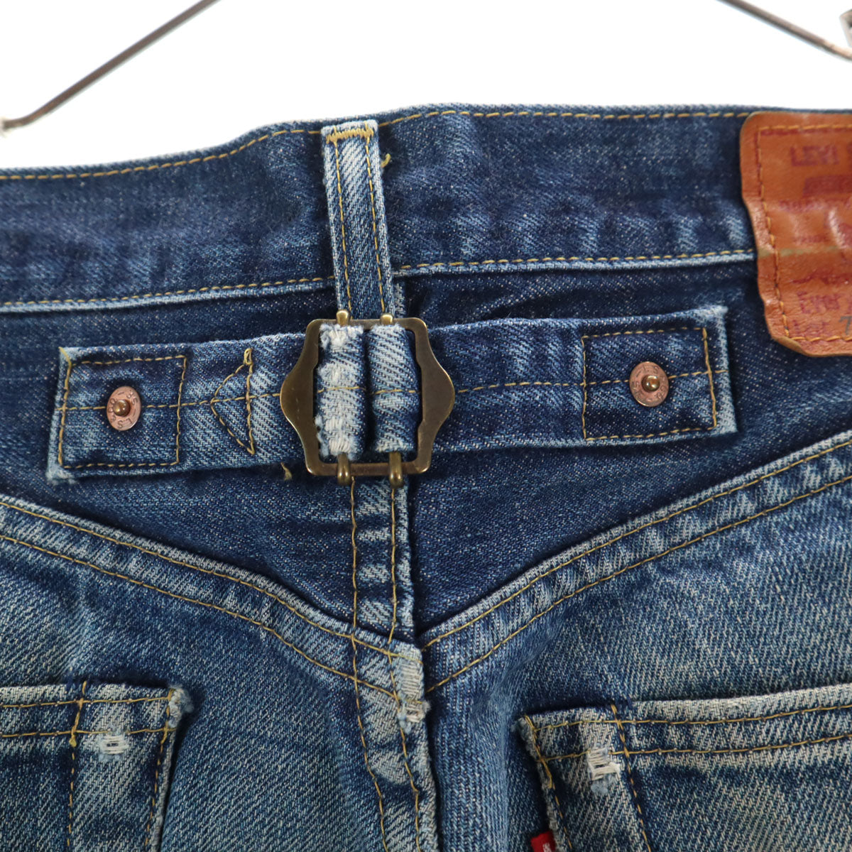 Levi's リーバイス 90s 702 赤耳 ビッグE 日本製 オールド デニムパンツ w31 ブルー系 ジーンズ 隠しリベット メンズ