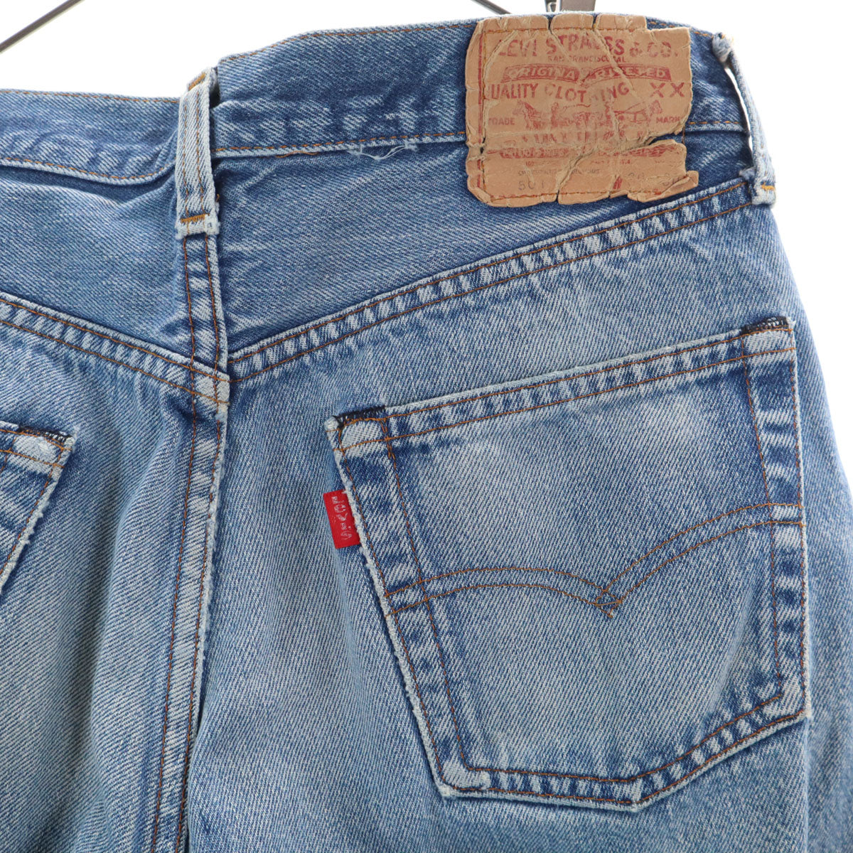 Levi's リーバイス 80s 501 赤耳 ヴィンテージ デニムパンツ ブルー系 ジーンズ 隠しリベット メンズ