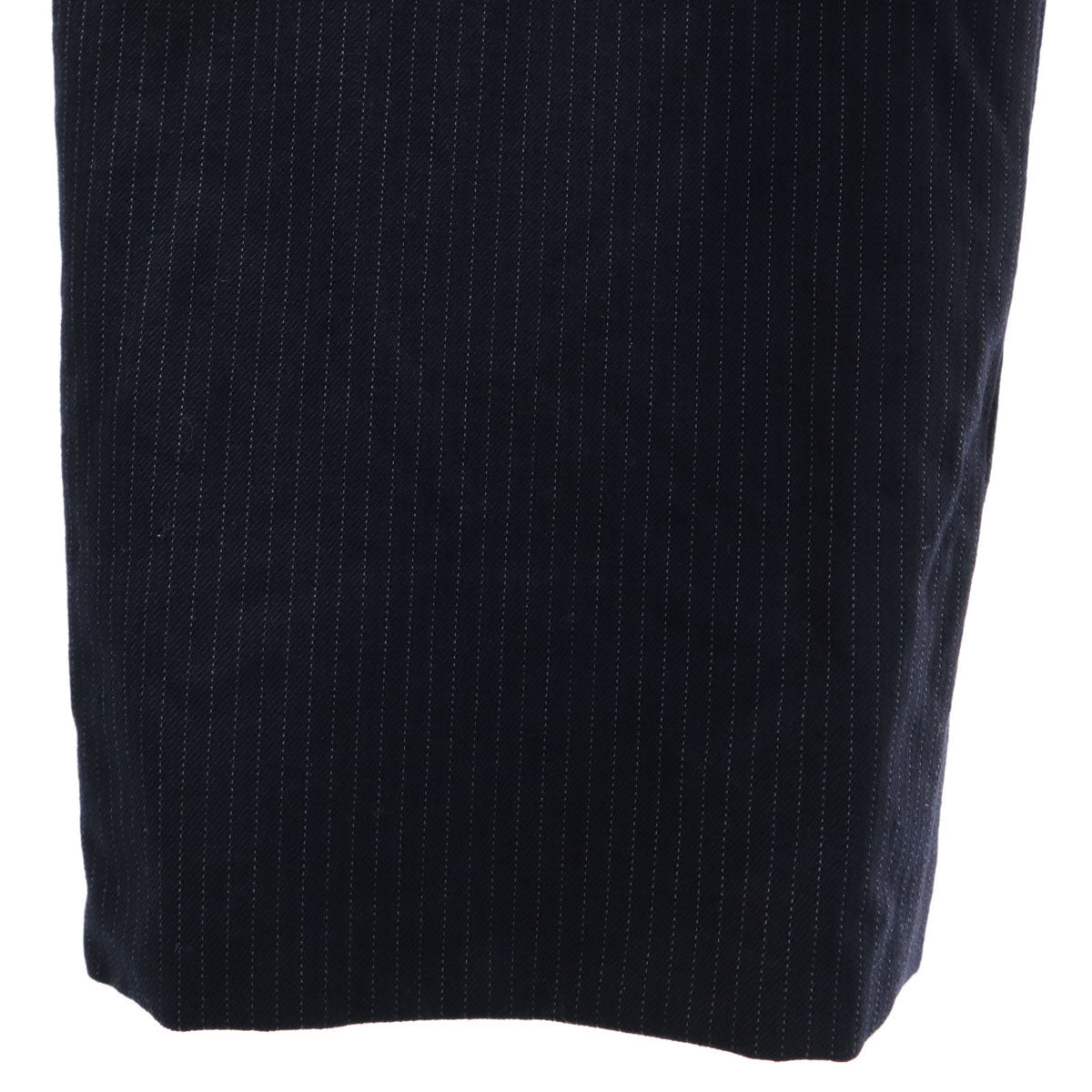 70s ヴィンテージ ピンストライプ柄 スラックスパンツ ネイビー TALONジップ メンズ