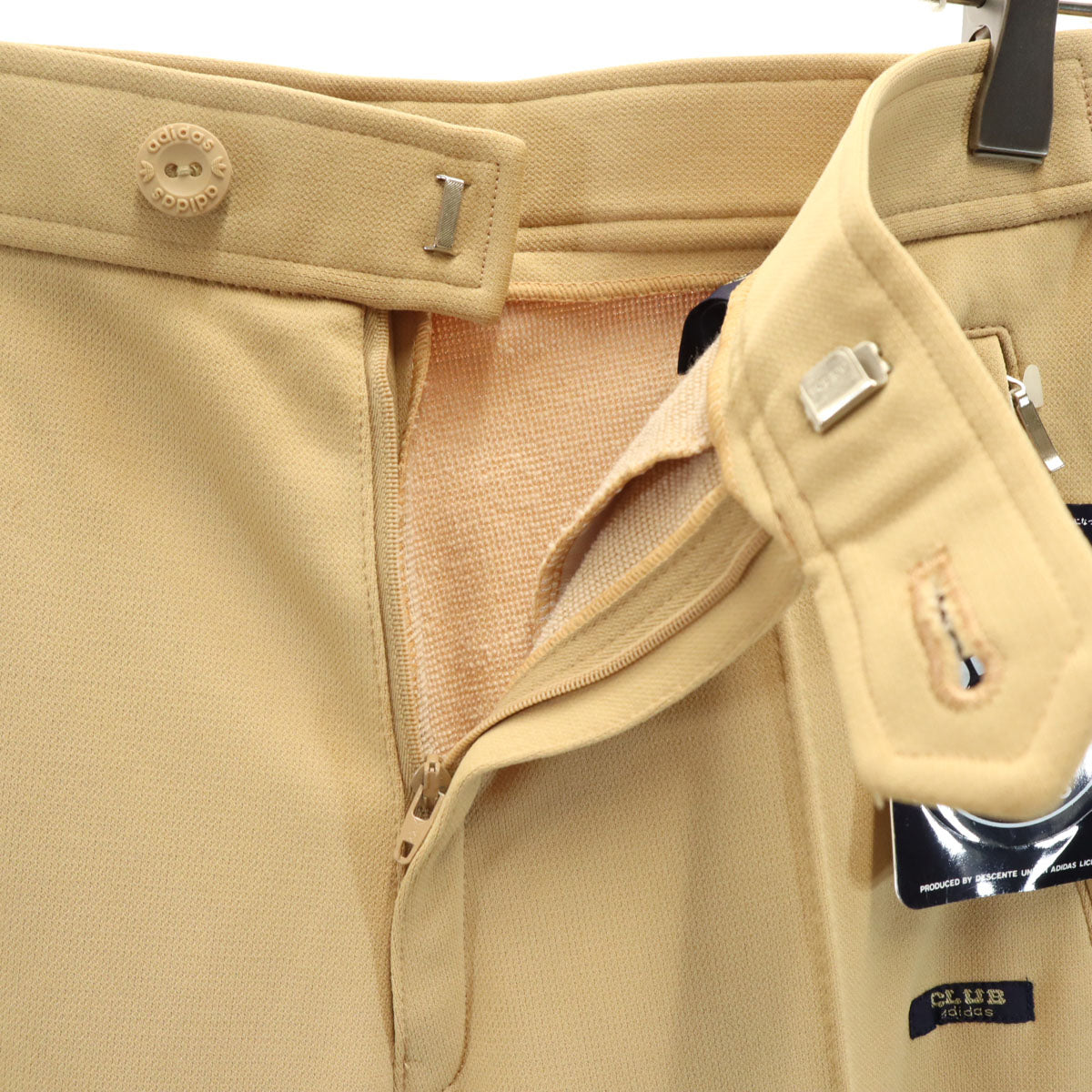 CLUB adidas クラブ アディダス 70s 80s ヴィンテージ デッドストック ロングパンツ 3 ベージュ デサント メンズ
