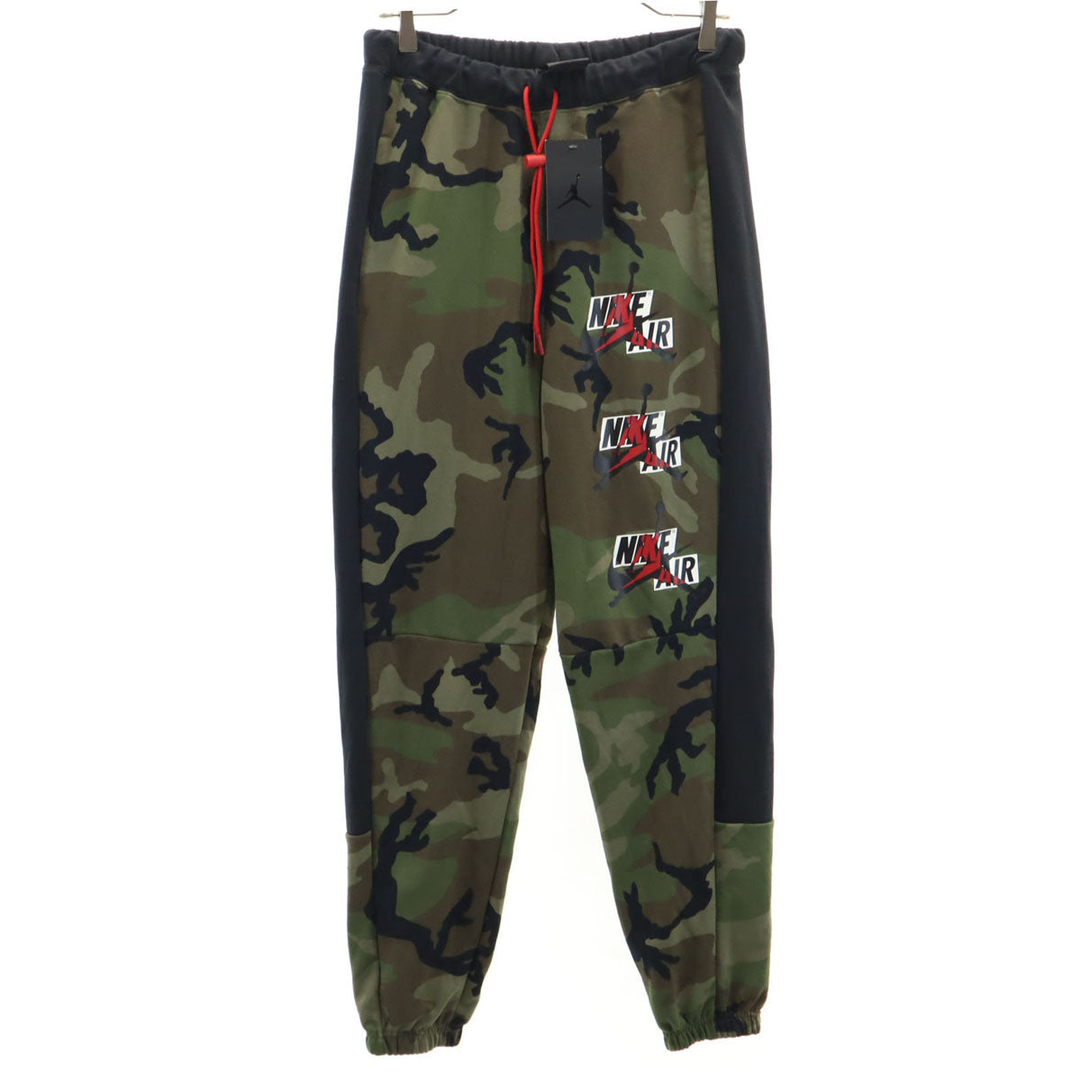 未使用 AIR JORDAN エアジョーダン カモフラ柄 スウェットパンツ M カーキ NIKE ナイキ 迷彩 メンズ