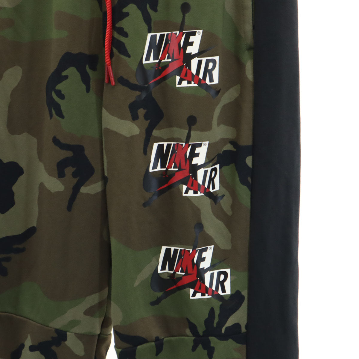 未使用 AIR JORDAN エアジョーダン カモフラ柄 スウェットパンツ M カーキ NIKE ナイキ 迷彩 メンズ
