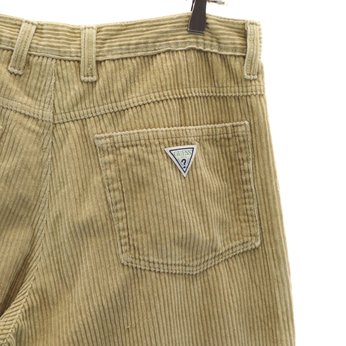GUESS JEANS ゲスジーンズ 90s オールド コーデュロイパンツ w34 ベージュ メンズ