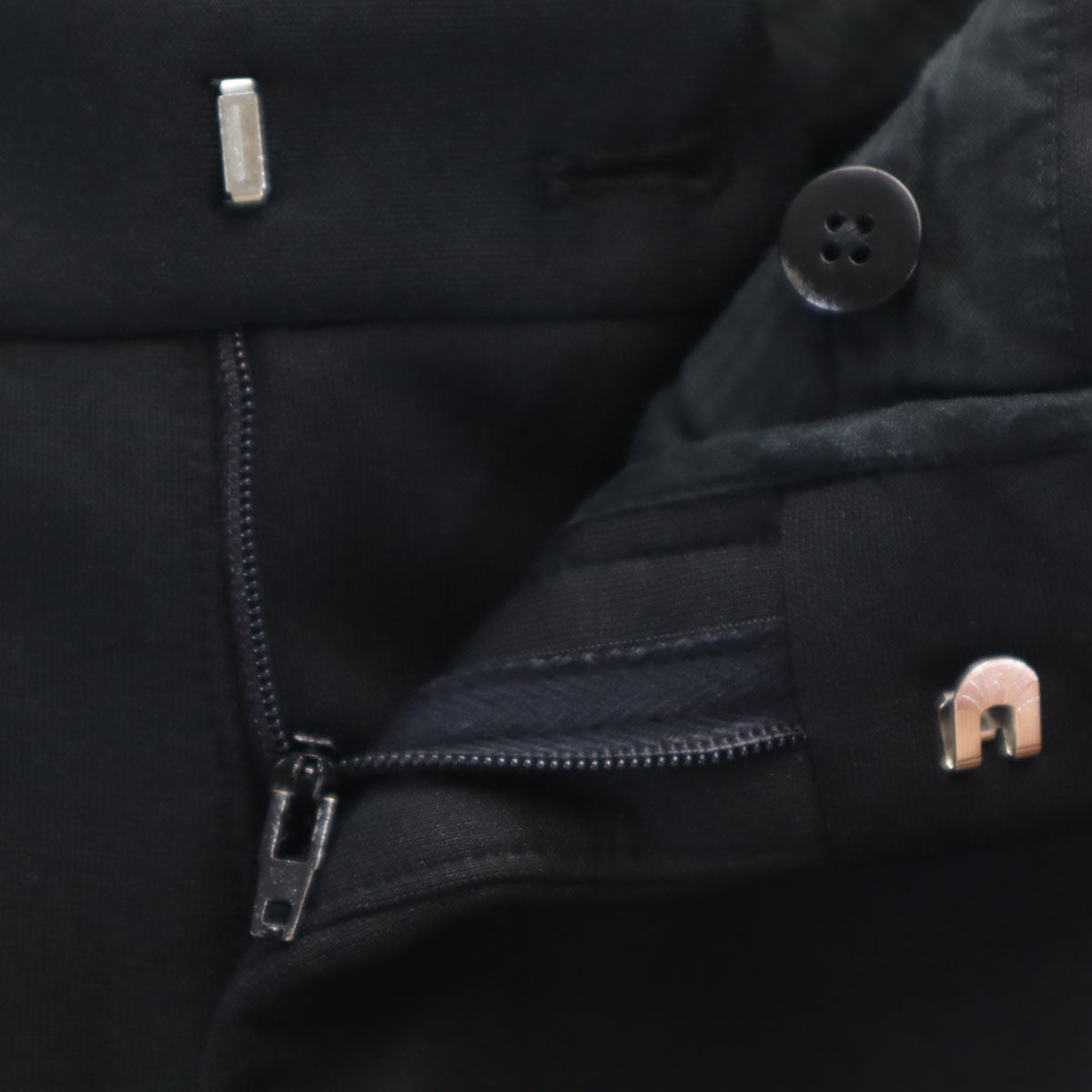 PRADA プラダ イタリア製 ロングパンツ 48 ブラック メンズ