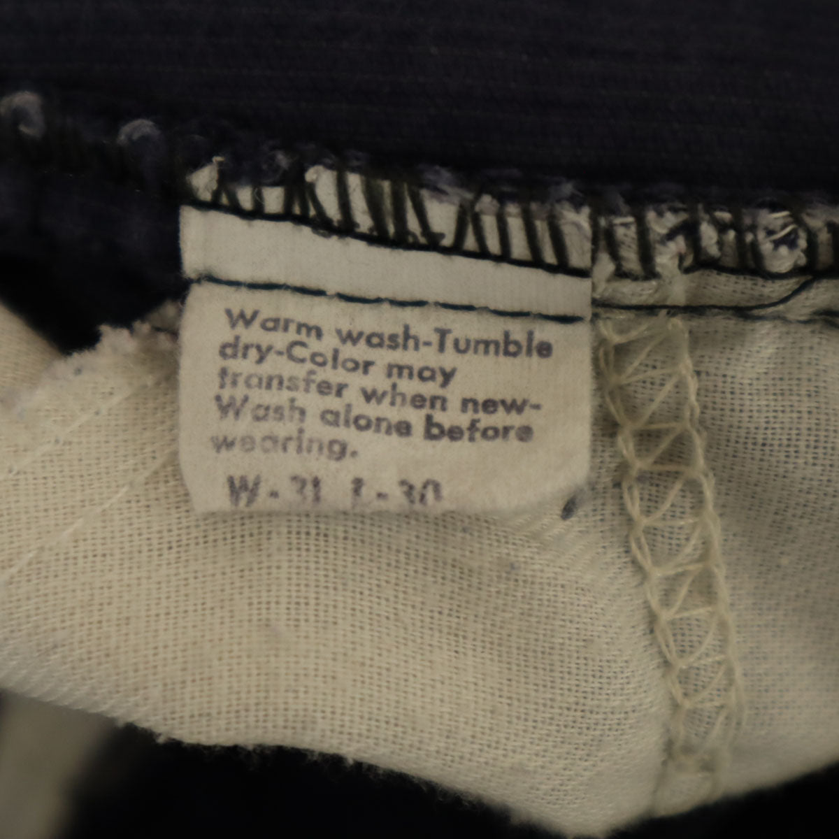 Levi's リーバイス 80s ヴィンテージ 646 42タロン コーデュロイ ブーツカットパンツ W31 ネイビー メンズ