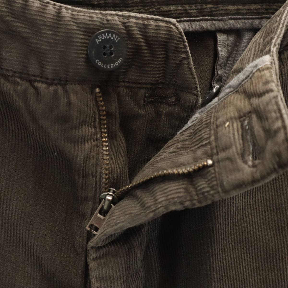 ARMANI アルマーニ コーデュロイパンツ 54/38 ブラウン系 COLLEZIONI メンズ