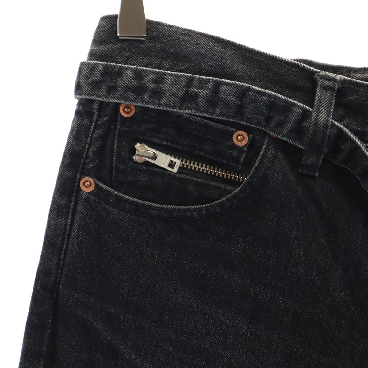 Sacai サカイ 未使用 日本製 デニムパンツ 1 黒系 タグ付き メンズ