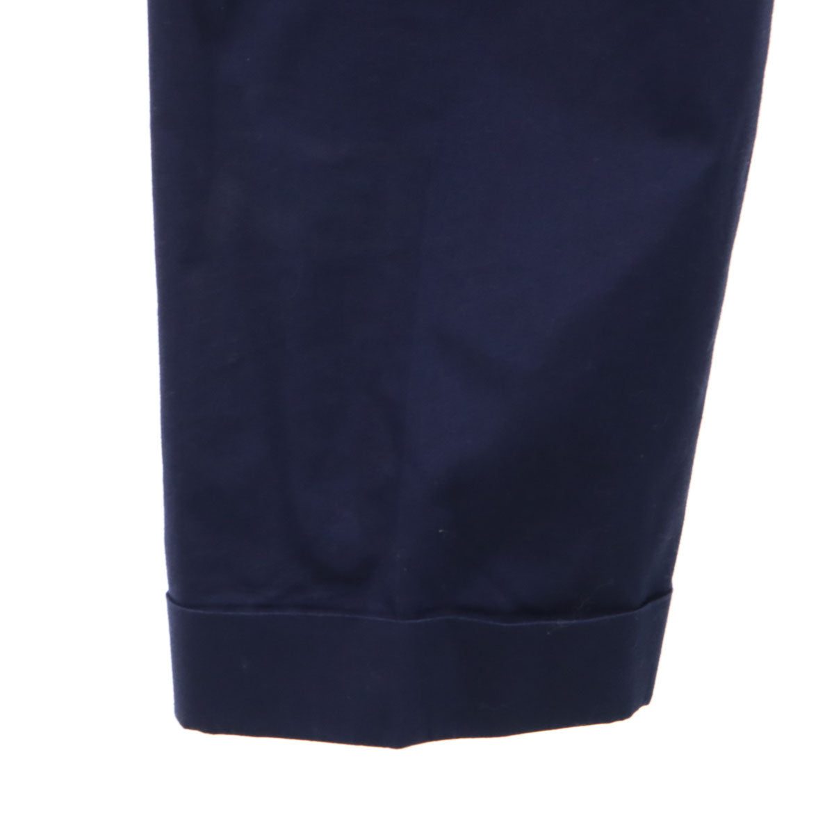 lacquer&c ラクアアンドシー 日本製 スラックスパンツ 42 ネイビー レディース