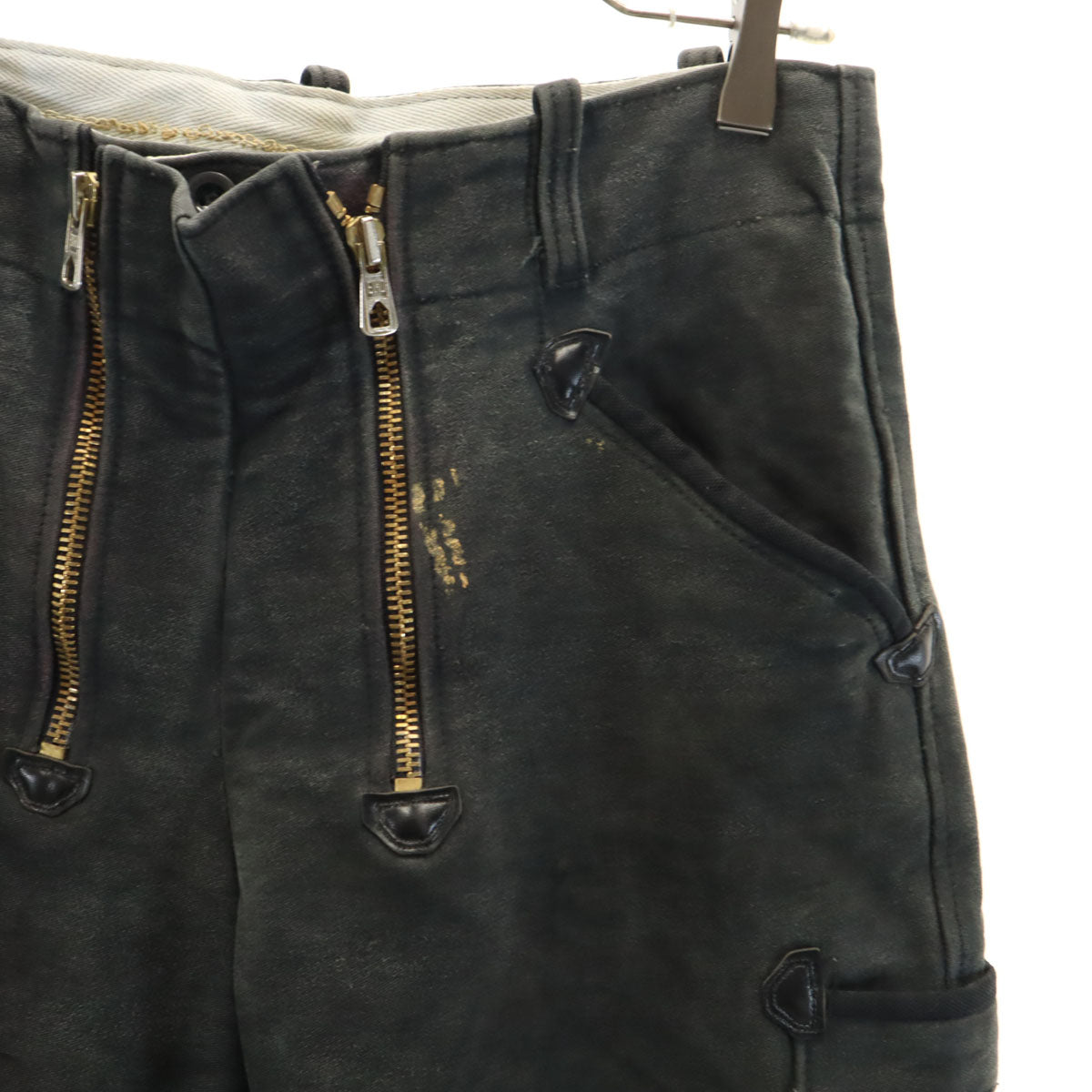 EIKO エイコ 80s 90s オールド ユーロワーク ロガー カーゴパンツ 50 チャコールブラック ワーク メンズ