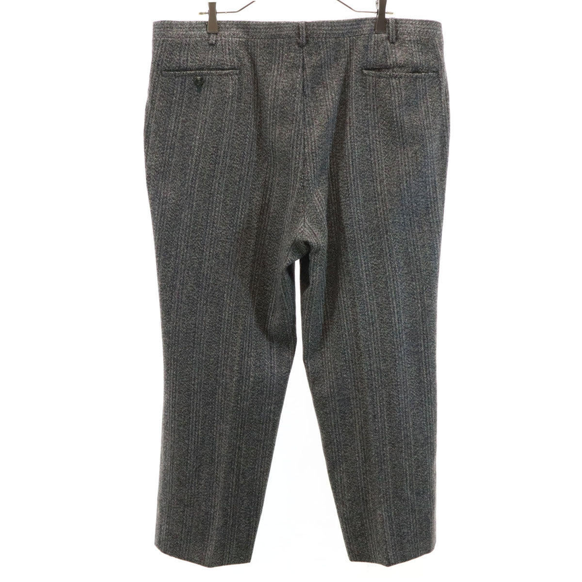 GIVENCHY ジバンシィ 80s 90s オールド ツイード スラックスパンツ 101 グレー ビッグサイズ メンズ