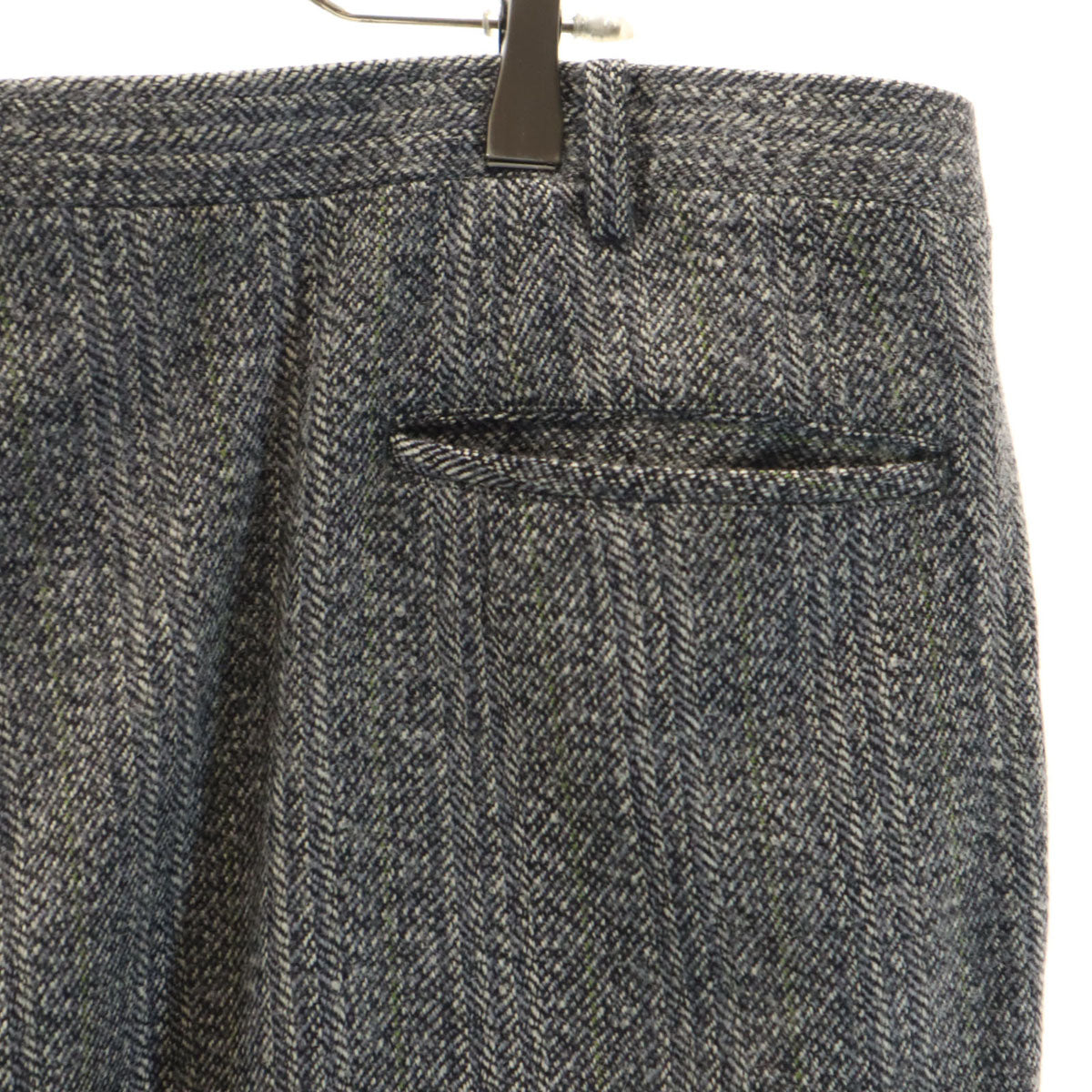 GIVENCHY ジバンシィ 80s 90s オールド ツイード スラックスパンツ 101 グレー ビッグサイズ メンズ