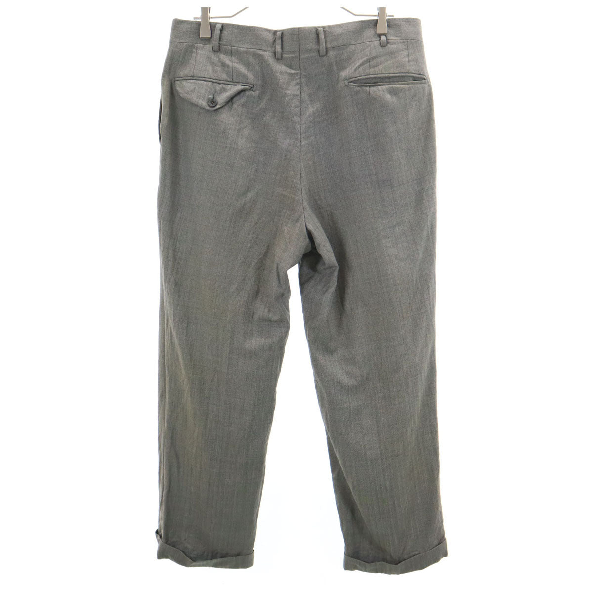 BURBERRY バーバリー 日本製 ウールブレンド スラックスパンツ 88 グレー 三陽商会 メンズ