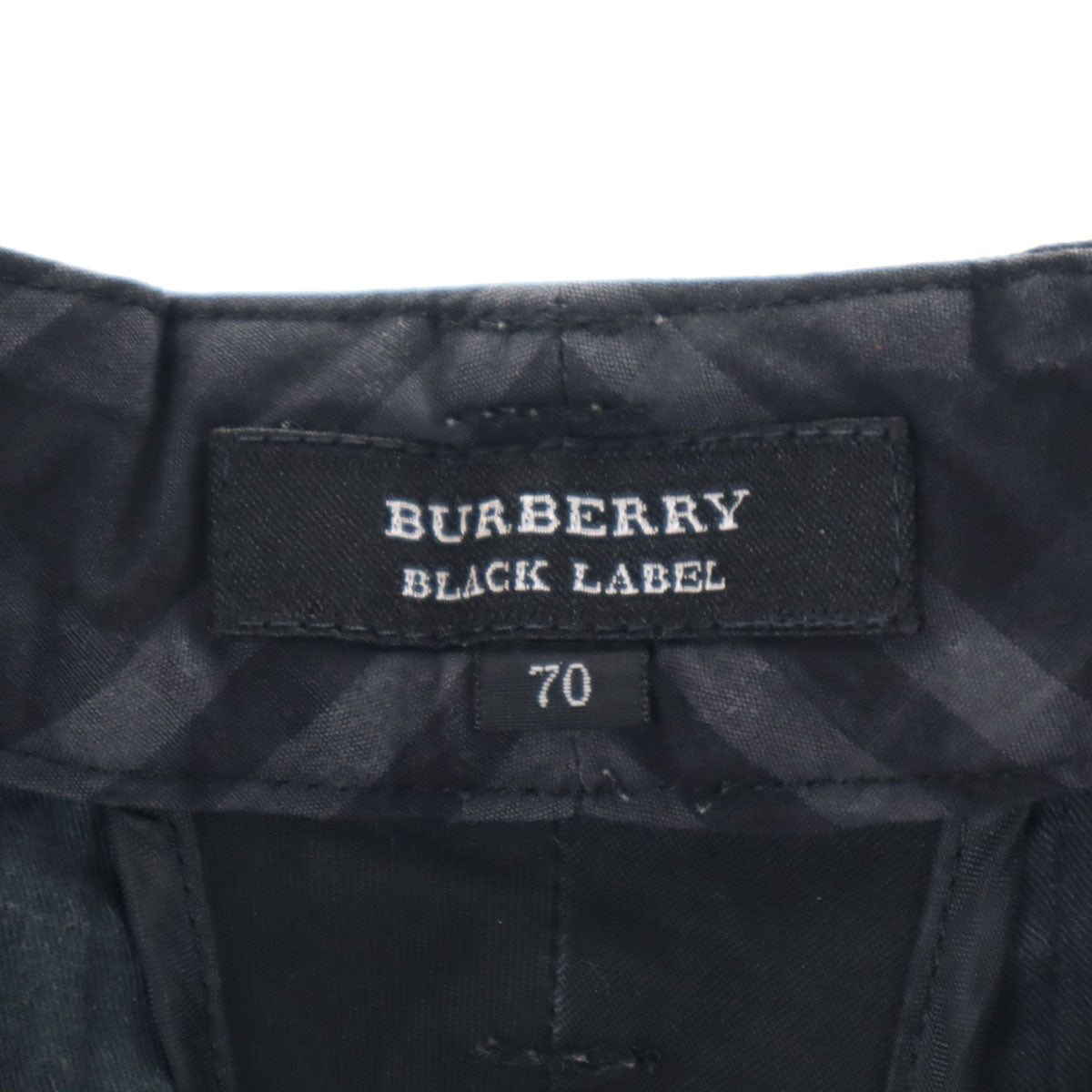 BURBERRY BLACK LABEL バーバリーブラックレーベル パンツ 70 黒 三陽商会 ストレッチ レディース