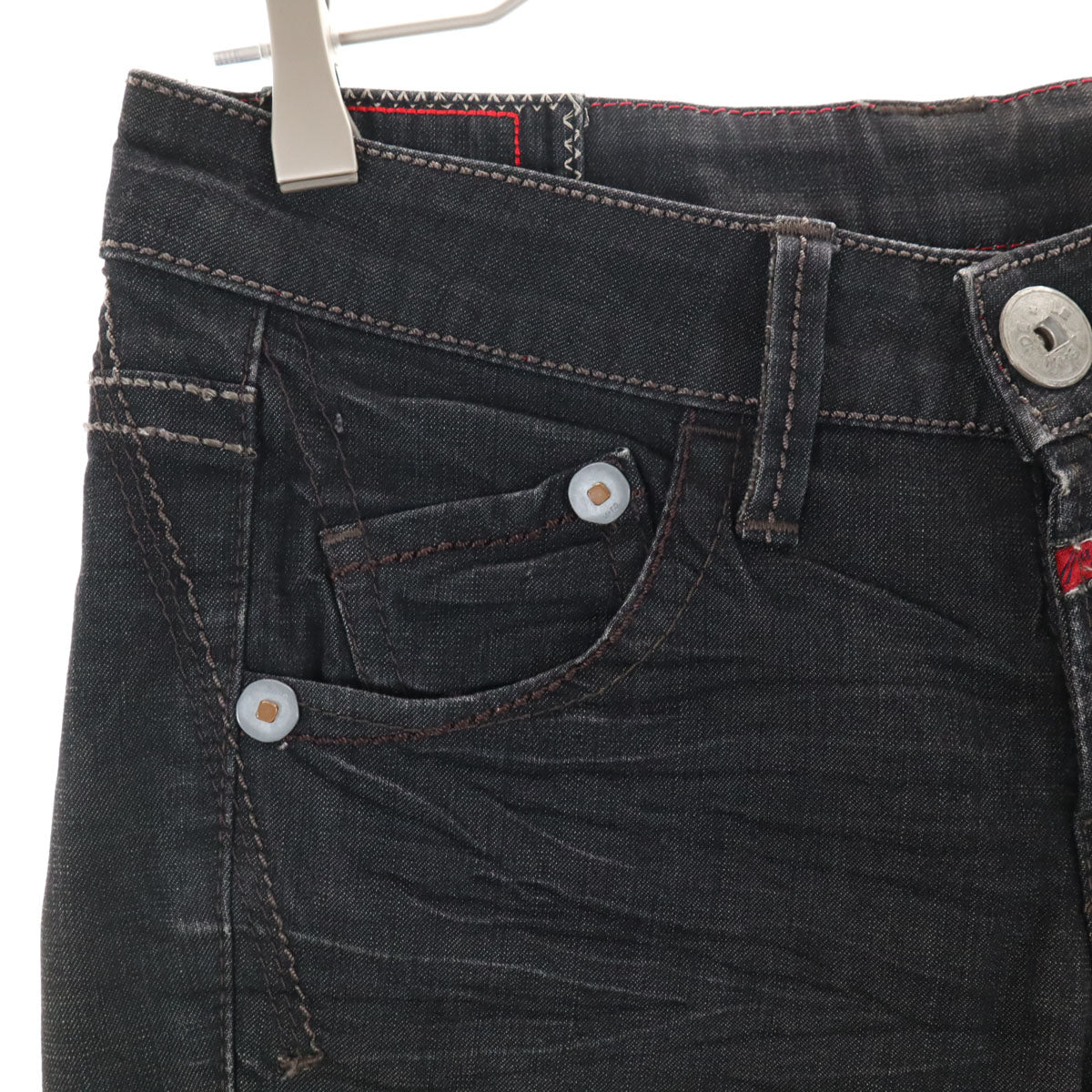 MARITHE + FRANCOIS GIRBAUD マリテフランソワジルボー デニムパンツ グレー ジーパン レディース