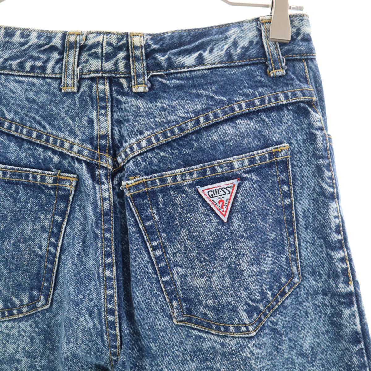 Guess ゲス 90s georges marciano USA製 オールド ケミカルウォッシュ テーパードデニムパンツ w30 ジーンズ レディース