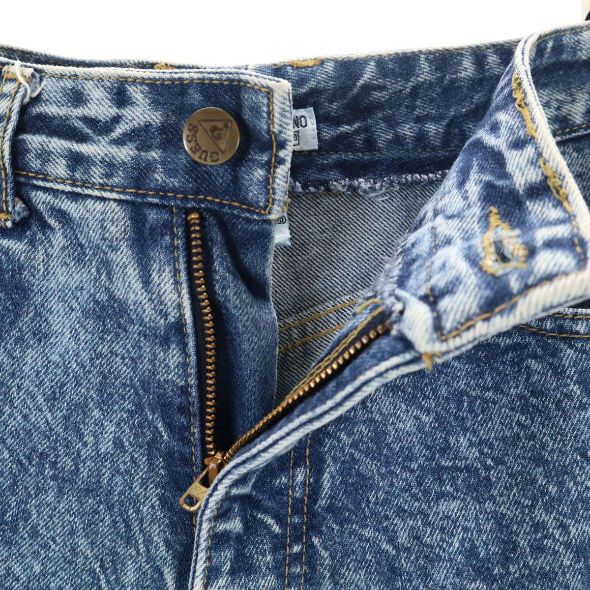 Guess ゲス 90s georges marciano USA製 オールド ケミカルウォッシュ テーパードデニムパンツ w30 ジーンズ レディース