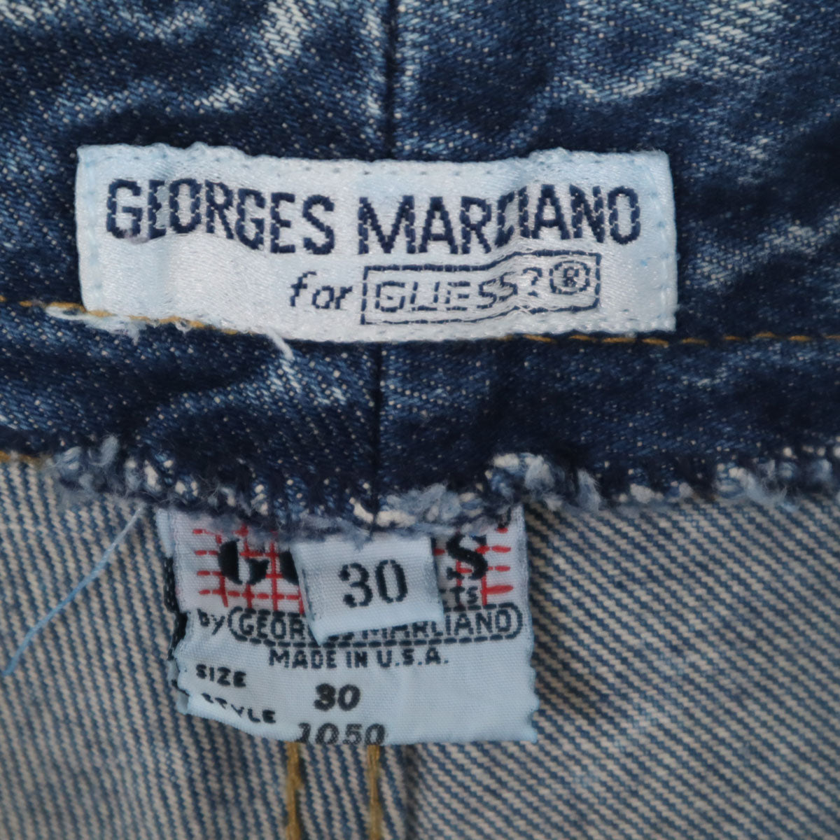 Guess ゲス 90s georges marciano USA製 オールド ケミカルウォッシュ テーパードデニムパンツ w30 ジーンズ レディース