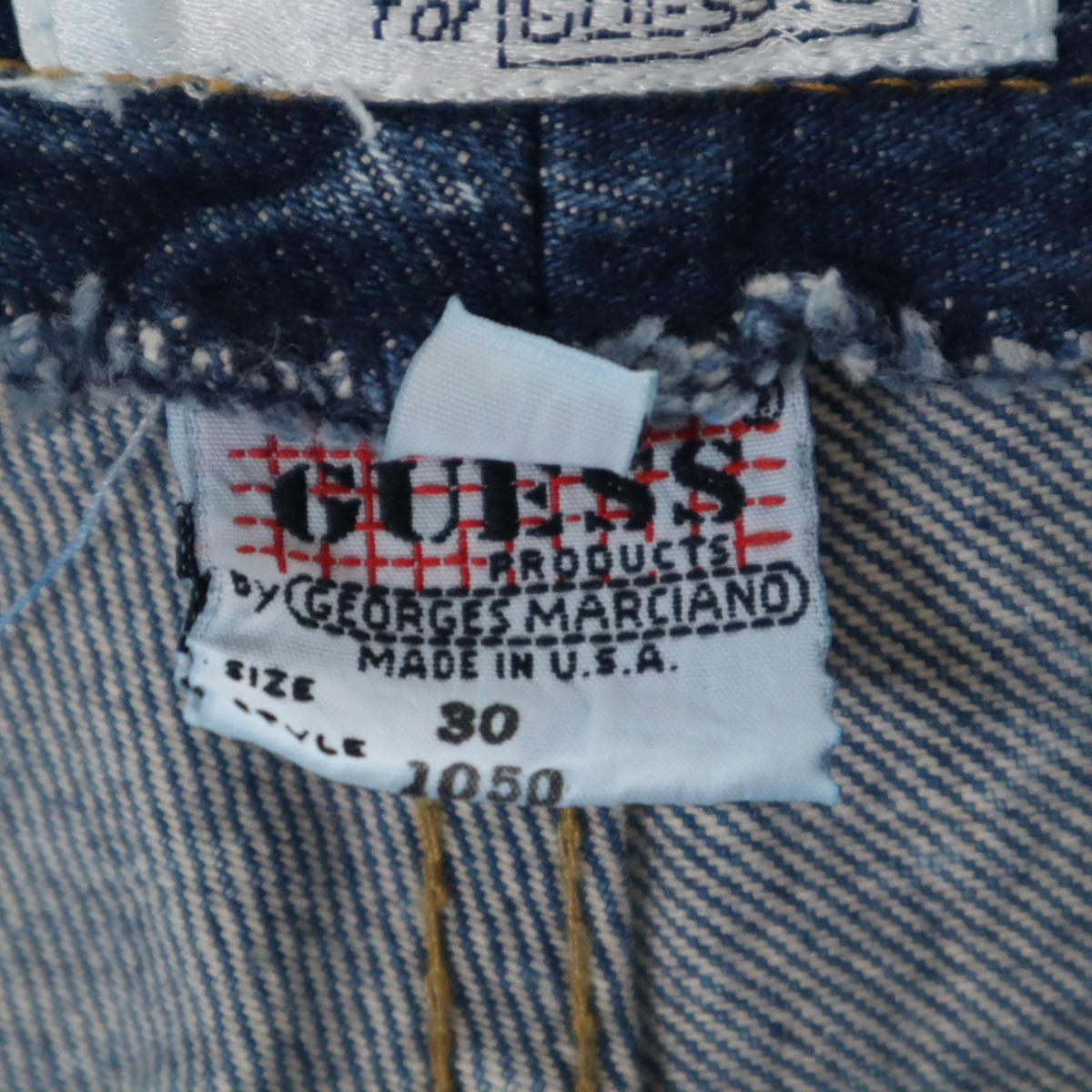 Guess ゲス 90s georges marciano USA製 オールド ケミカルウォッシュ テーパードデニムパンツ w30 ジーンズ レディース