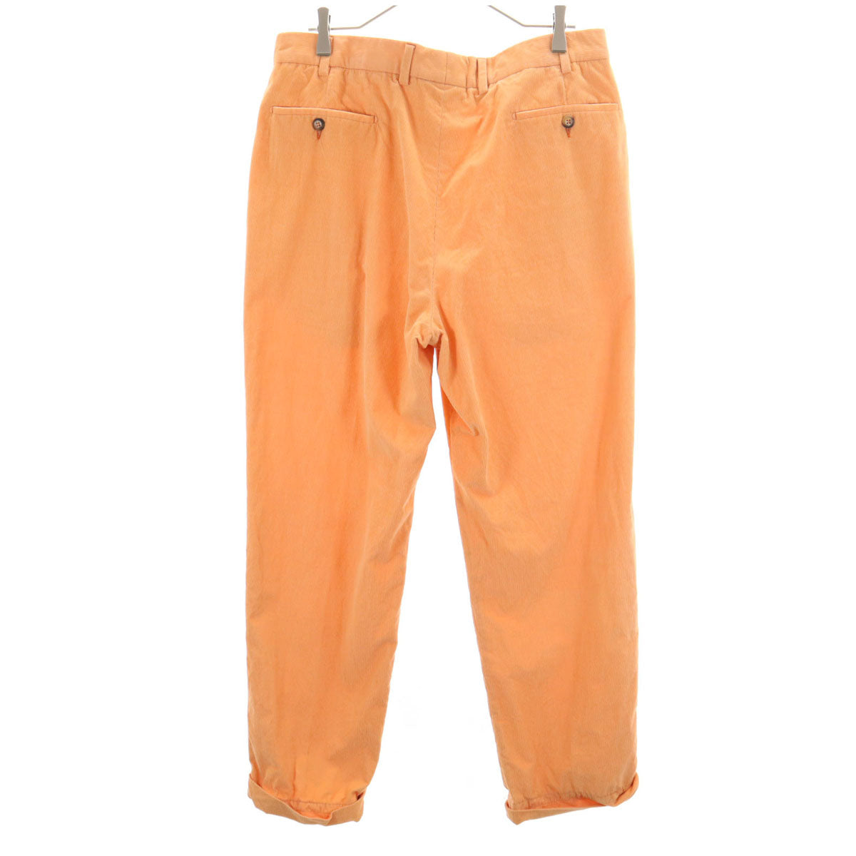 INCOTEX インコテックス DORIANI タック コーデュロイパンツ 52 オレンジ系 メンズ