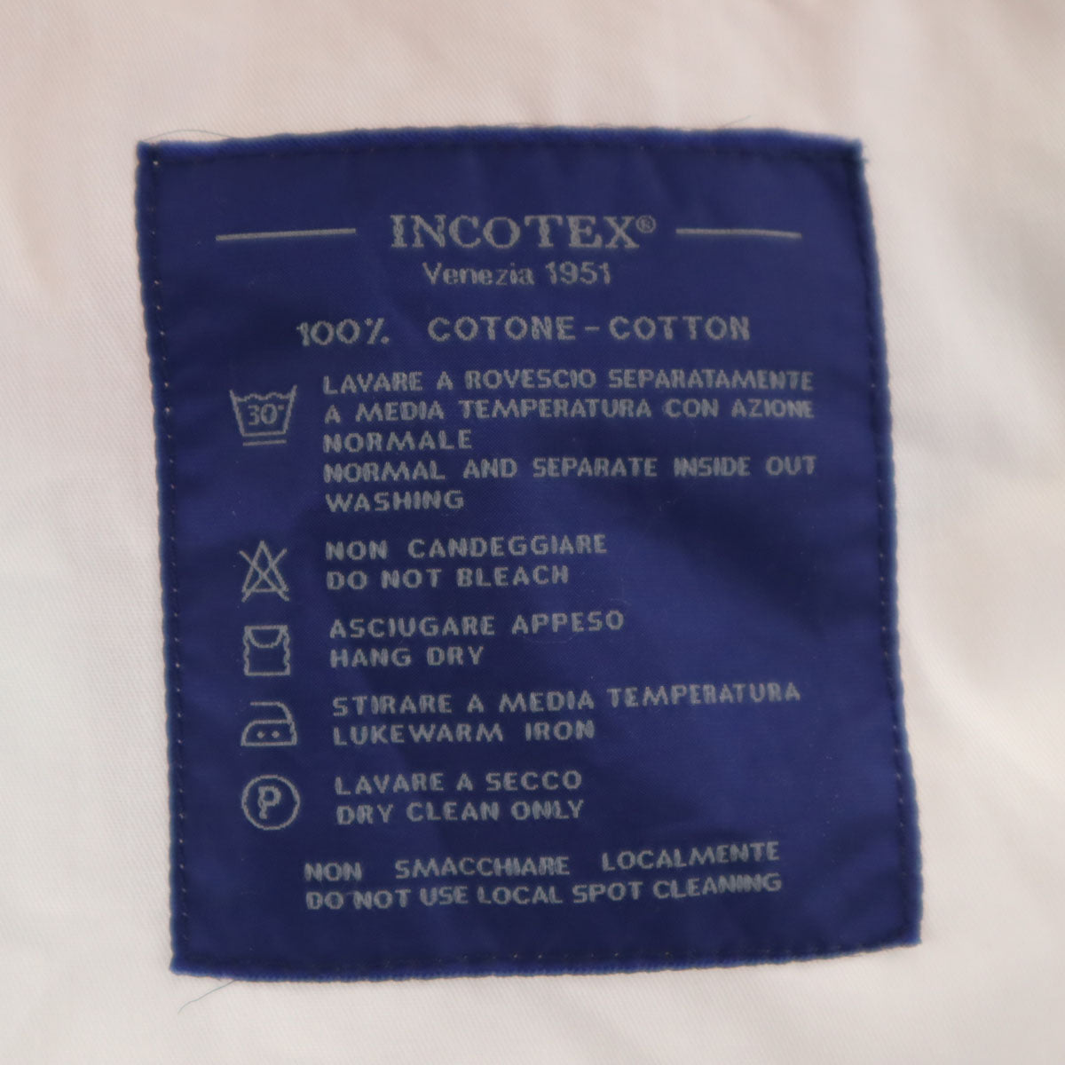 INCOTEX インコテックス DORIANI タック コーデュロイパンツ 52 オレンジ系 メンズ