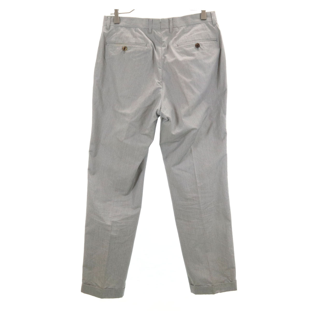 PAUL SMITH COLLECTION ポールスミスコレクション 日本製 シルクブレンド ストライプ パンツ 80 グレー系 メンズ