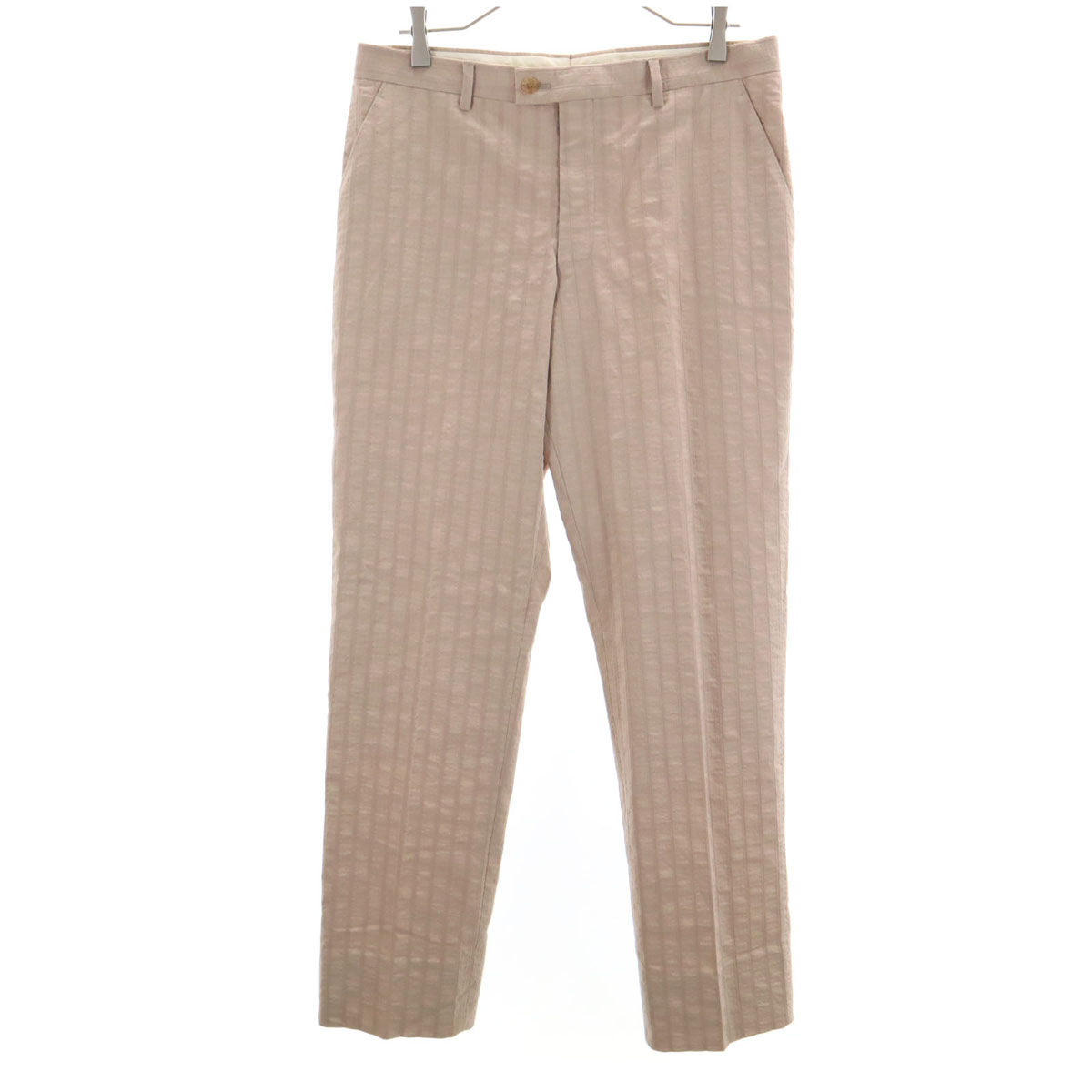 PAUL SMITH COLLECTION ポールスミスコレクション 日本製 ストライプ ストレートパンツ 84 ベージュ系 メンズ