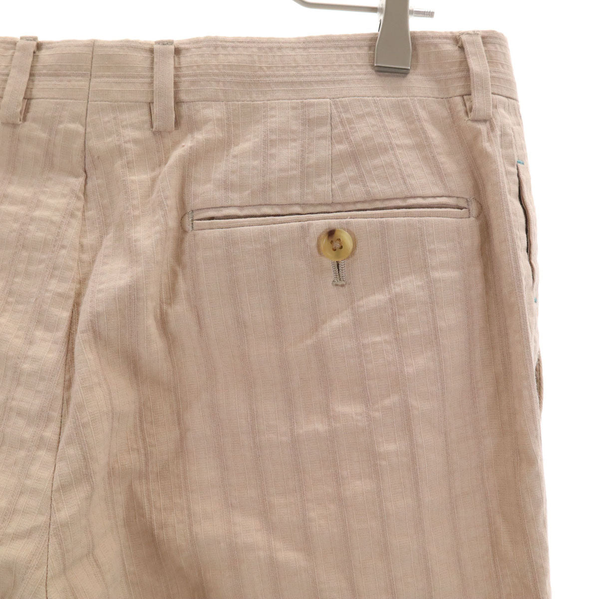 PAUL SMITH COLLECTION ポールスミスコレクション 日本製 ストライプ ストレートパンツ 84 ベージュ系 メンズ