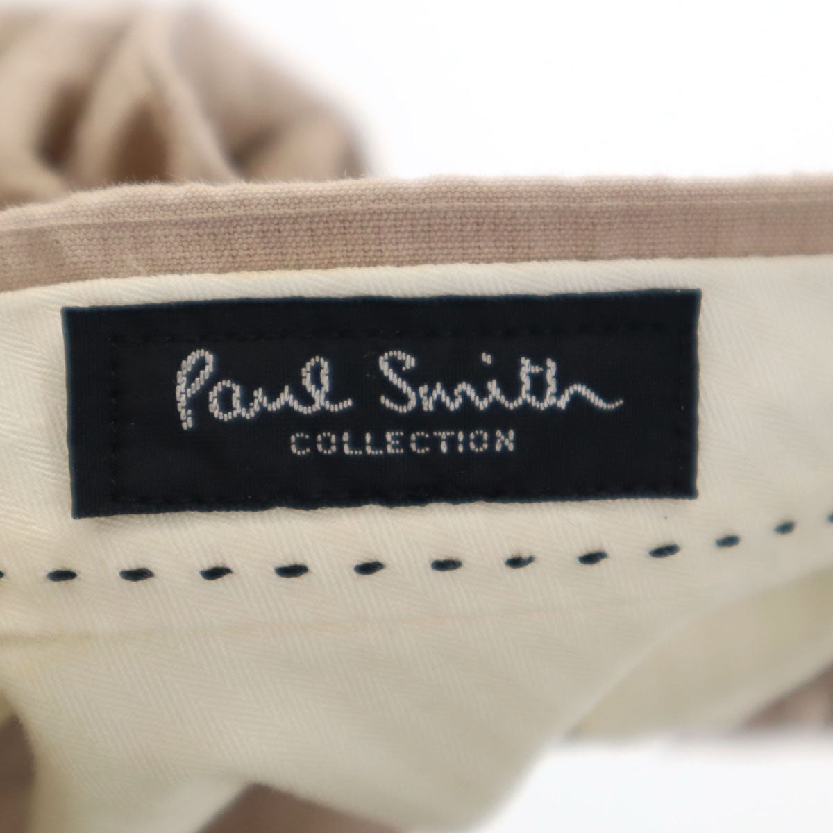 PAUL SMITH COLLECTION ポールスミスコレクション 日本製 ストライプ ストレートパンツ 84 ベージュ系 メンズ