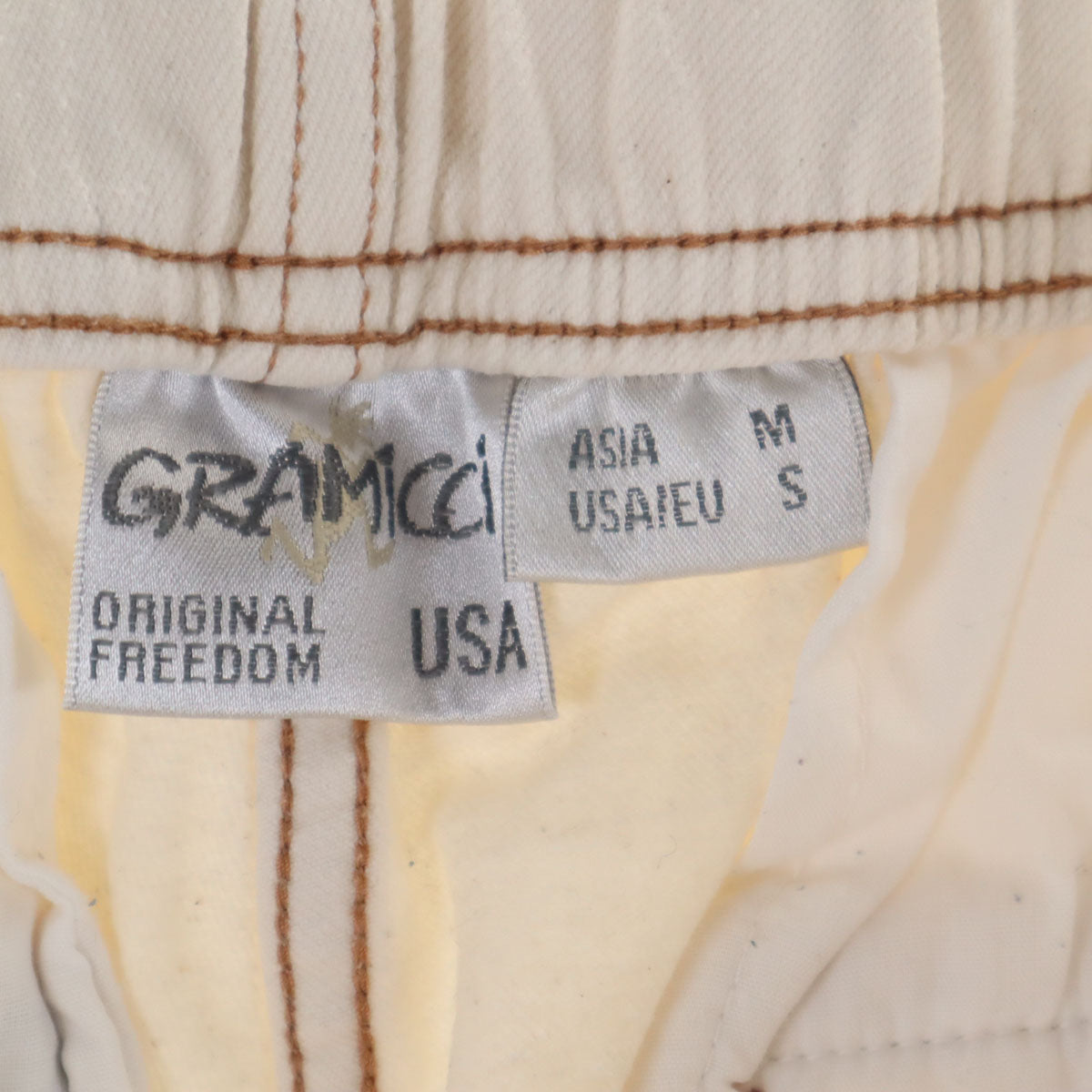 Gramicci グラミチ ストレッチ クライミングパンツ M オフホワイト系 メンズ