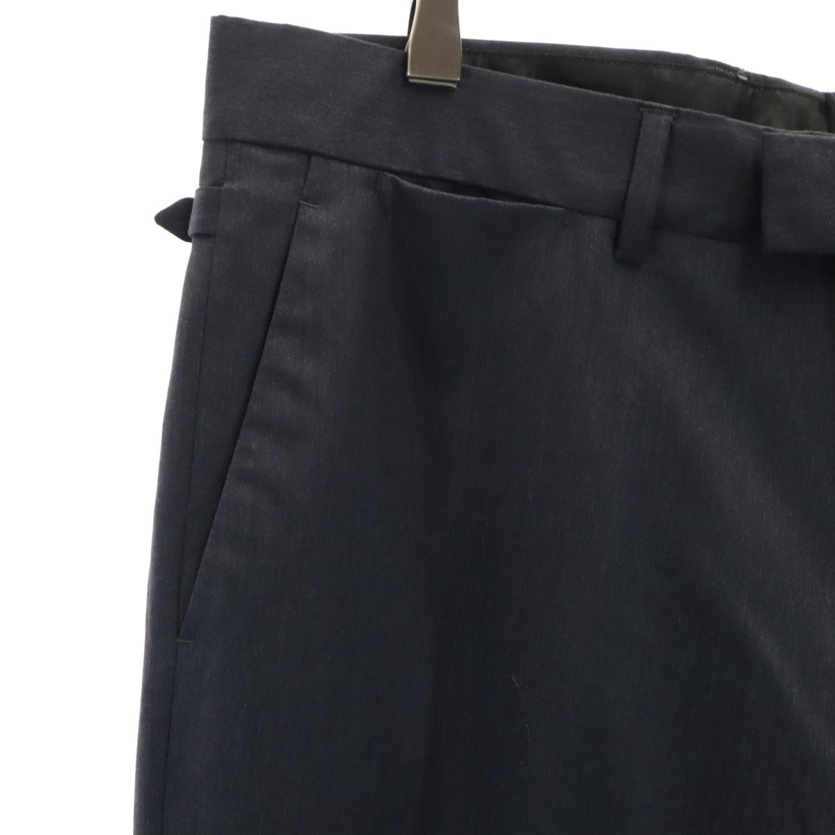 LOUIS VUITTON ルイヴィトン イタリア製 スラックスパンツ 42 チャコールネイビー メンズ
