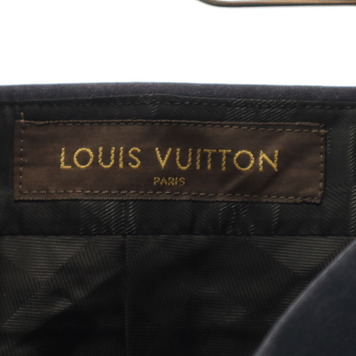 LOUIS VUITTON ルイヴィトン イタリア製 スラックスパンツ 42 チャコールネイビー メンズ