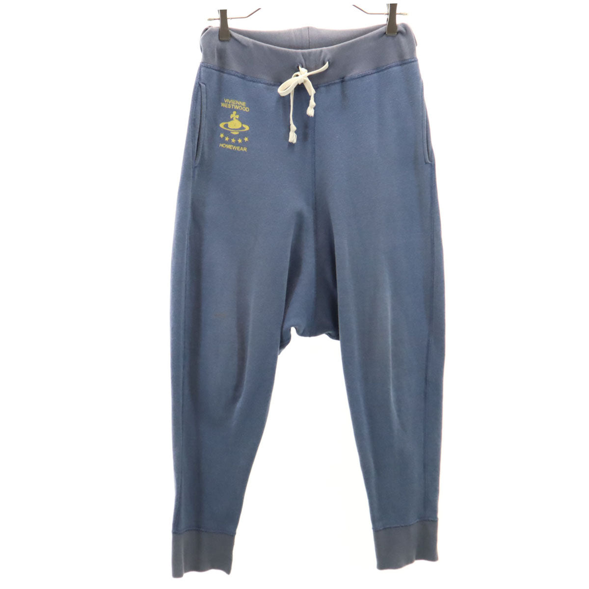 Vivienne Westwood HOMEWEAR ヴィヴィアンウエストウッド ホームウェア 日本製 スウェット サルエルパンツ S 青紺 メンズ