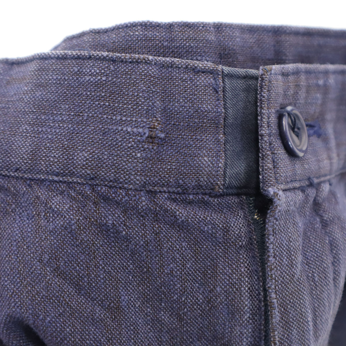 ISSEY MIYAKE イッセイミヤケ 70s 初期タグ クロップドパンツ パープル レディース