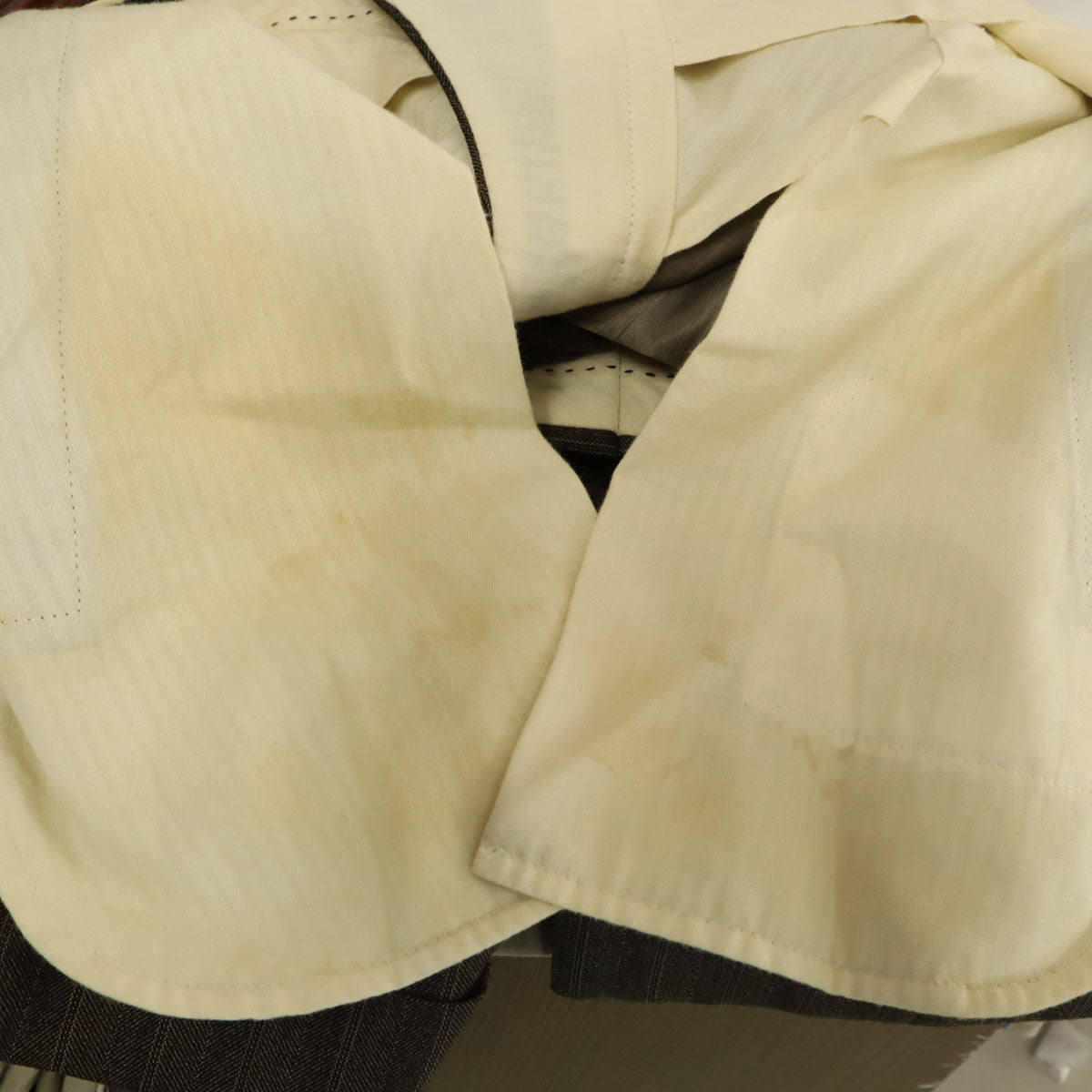 PAUL SMITH COLLECTION ポールスミスコレクション 日本製 ストライプ柄 スラックスパンツ 84 ブラウン メンズ