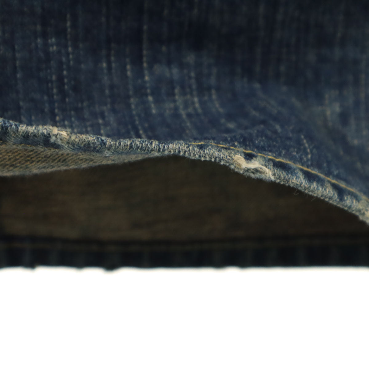 SKULL FLIGHT スカルフライト 日本製 ダブルニー デニムパンツ W34 インディゴ ジーンズ メンズ