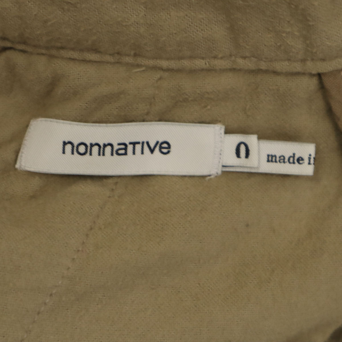 nonnative ノンネイティブ 日本製 フランネル イージーパンツ 0 ベージュ メンズ