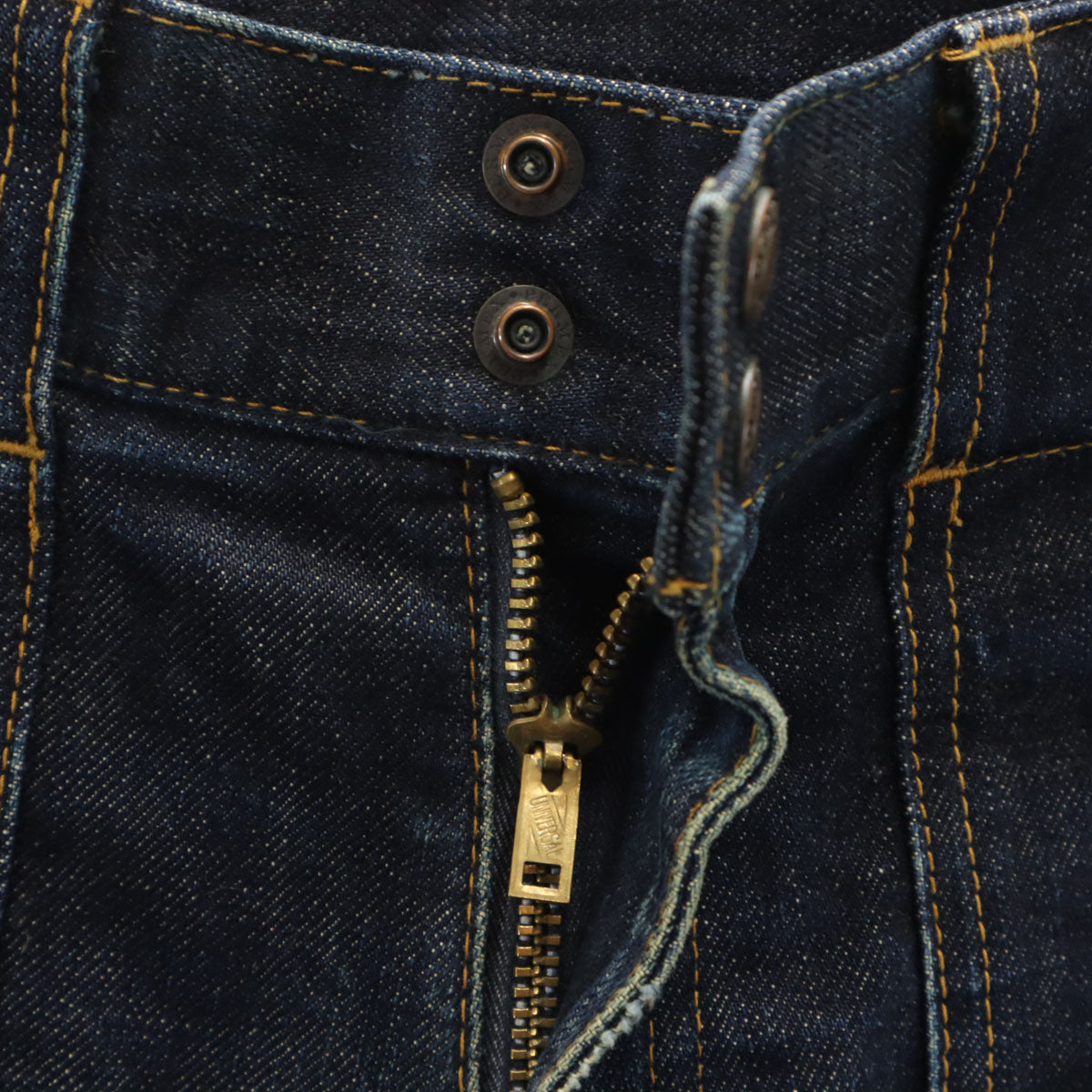 BURGUS PLUS バーガスプラス 日本製 ブッシュ デニムパンツ M ネイビー メンズ