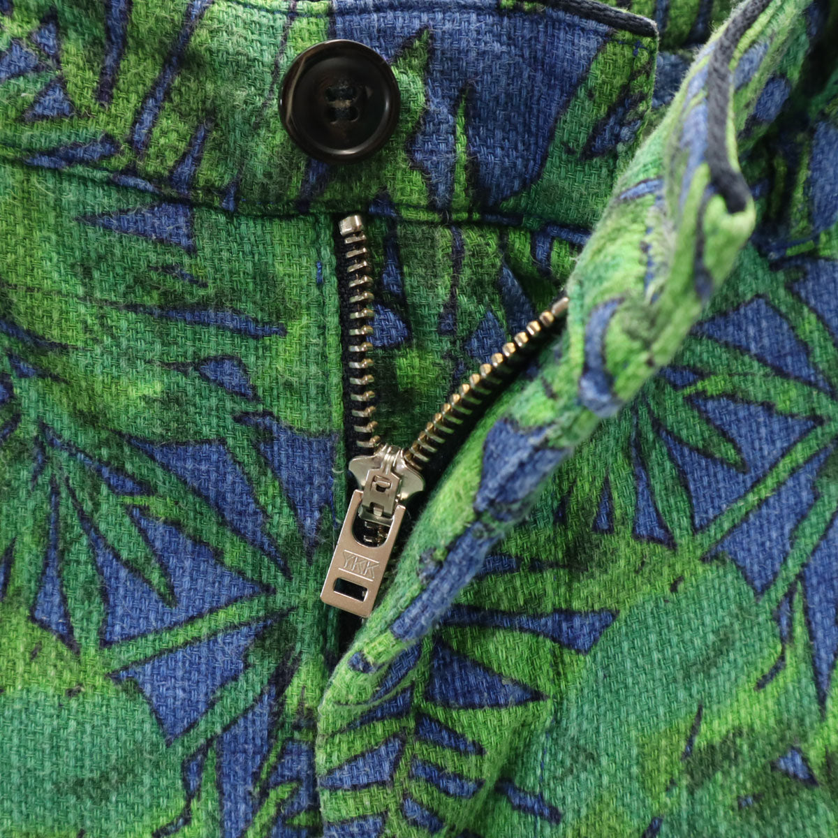 Department 5 デパートメントファイブ イタリア製 リネンブレンド 総柄 パンツ W34 ネイビー系 メンズ