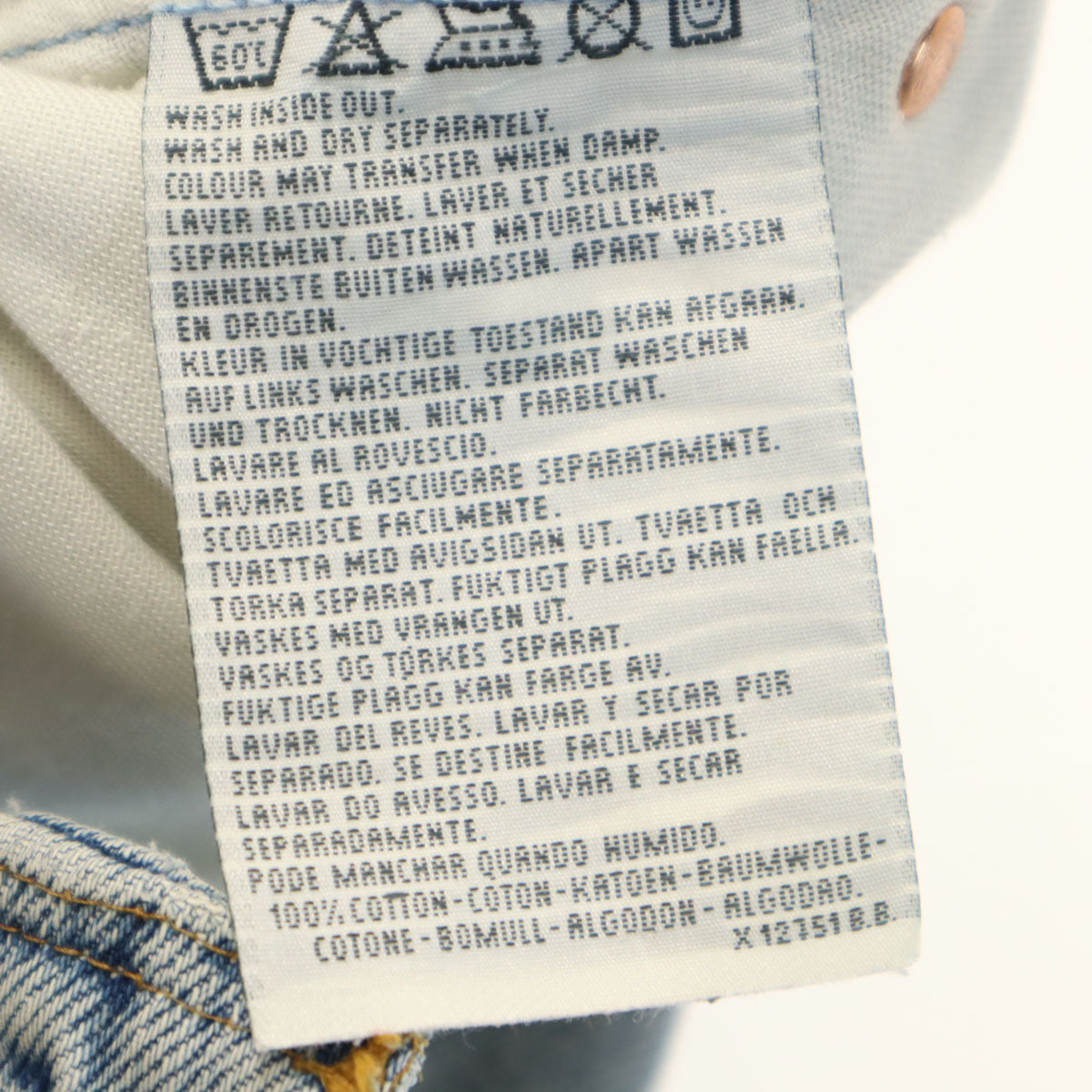 Levi's リーバイス 90s オールド ユーロ スペイン製 デニムパンツ W33 ジーパン ボタンフライ メンズ