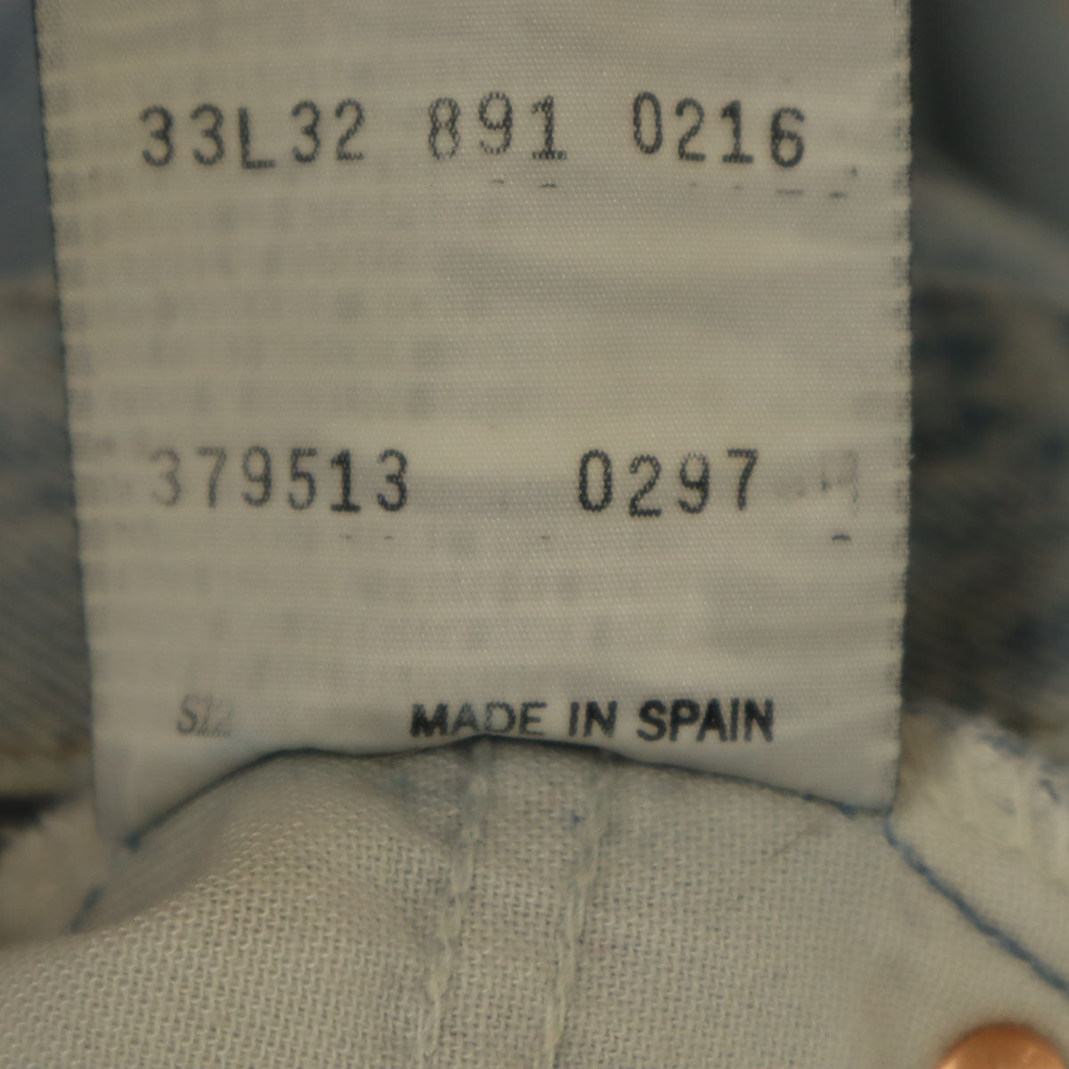 Levi's リーバイス 90s オールド ユーロ スペイン製 デニムパンツ W33 ジーパン ボタンフライ メンズ