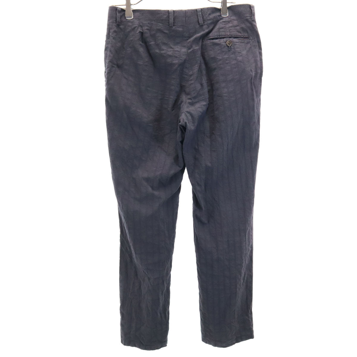 Paul Smith ポールスミス 日本製 リネンブレンド ロングパンツ 84 チャコール メンズ