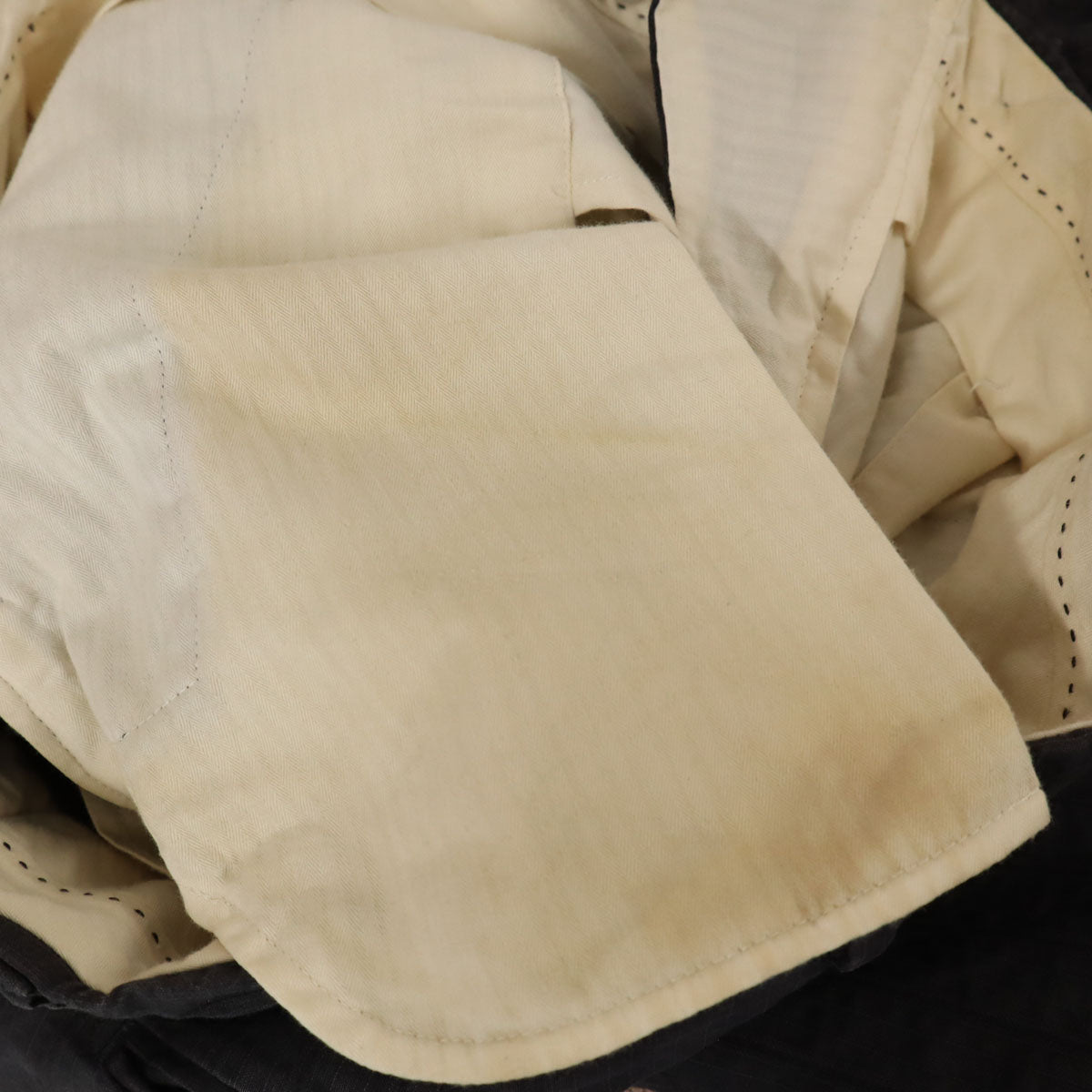 Paul Smith ポールスミス 日本製 リネンブレンド ロングパンツ 84 チャコール メンズ