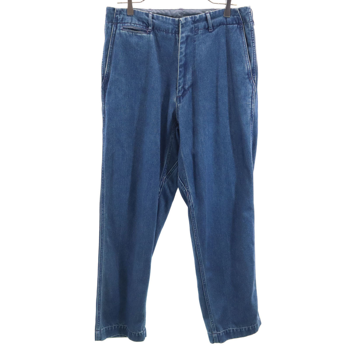 nanamica ナナミカ 日本製 ワイドデニムパンツ w32 インディゴ